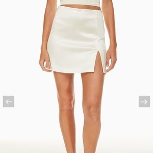Aritzia/Sunday Best Tatiana Satin Skirt